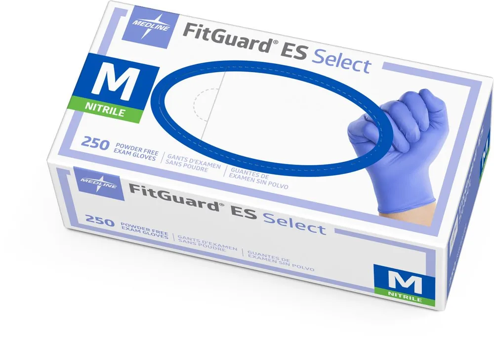 Medline TRG500, Medline SmartGuard ES Select Nitrile Exam Gloves, 4.5 MIL